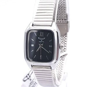 Invicta Celestial Lady Women's Silver Watch Black Rectangular Dial Quartz New